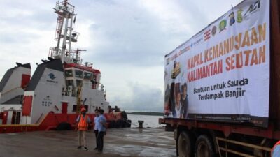 Alhamdulillah, Kapal Kemanusiaan ACT Tiba di Banjarmasin, Bawa 1.000 Ton Bantuan