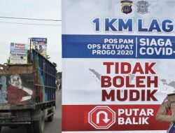 Lagi, Pemerintah Putuskan Larang Mudik pada Idul Fitri 2021