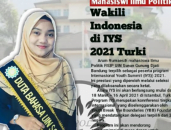 Top ! Arum Rumaesih, Mahasiswi Jurusan Ilmu Politik Jadi Delegasi Istanbul Youth Summit 2021