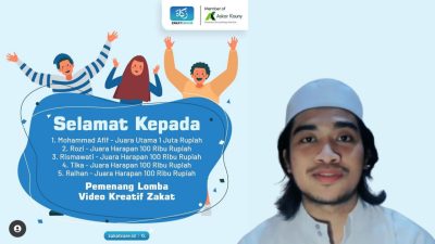 Hebat! Mahasiswa UIN Bandung Raih Juara Umum Lomba Video Inspirasi Zakat