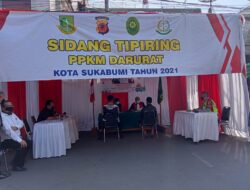 PPKM Darurat di Kota Sukabumi Jalani Sidang Tipiring