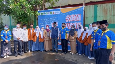 Gebyar Vaksinasi Ke Pelajar, Pemkot Sasar Pelajar MAN 2 Kota Sukabumi