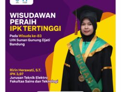 Selamat! Ririn Herawati Peraih IPK Tertinggi pada Wisuda Ke-83 UIN Bandung