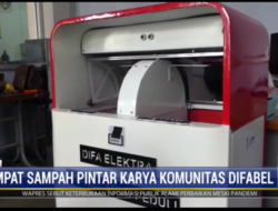 Komunitas Difabel Solo Lahirkan Inovasi Tempat Sampah Pintar
