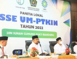 Inilah Pesan Menag Tinjau SSE UM-PTKIN 2022 di UIN Bandung