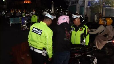 Polres Sukabumi Kota Kembali Tindak Puluhan Motor Berknalpot tak Sesuai Spesifikasi Teknis