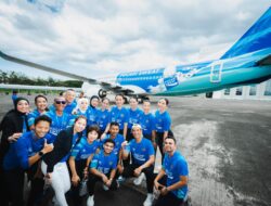 Pesawat Garuda Indonesia Livery Pocari Sweat, Komitmen Kedua Brand Dukung Sport Tourism Indonesia