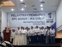 Resmi Dilantik, DPC IKA Undip Bogor Siap Bersinergi Bareng Pemerintah Majukan Daerah