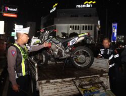 Belasan Pengendara Sepeda Motor di Sukabumi Terjaring Razia KRYD
