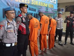 Tiga Pemuda yang Aniaya Warga di Capitol Plaza Sukabumi Ditangkap Polisi