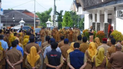 Pimpin Apel Persiapan Pemilu, Pj Wali Kota Sukabumi Dorong Aparatur Sukseskan Pemilu