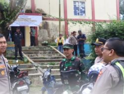 Jaga Kondusivitas, Polres Sukabumi Kota Pantau Sidang Pleno Penghitungan Suara Pemilu Tingkat Kecamatan
