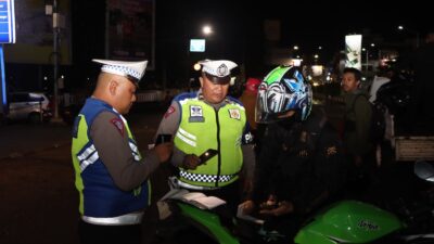 Gara-Gara Knalpot, Puluhan Pengendara Sepeda Motor di Sukabumi Terjaring KRYD