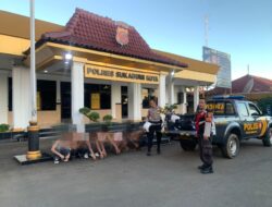 Sembilan Remaja yang Konvoi Jelang Buka Puasa Diamankan Tim Pas Buka Polres Sukabumi Kota
