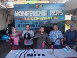 Polisi Bekuk Gerombolan Bermotor yang Aniaya Dua Warga Sukabumi dan Siarkan Live di Medsos