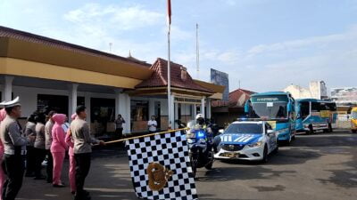 Mudik Gratis Presisi, Polres Sukabumi Kota Berangkatkan Pemudik ke Bandung dan Cirebon