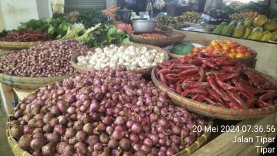 Pekan Ketiga Mei, Harga Cabai dan Bawang Merah di Pasar Tradisional Sukabumi Naik