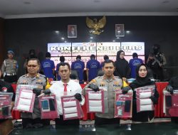 Polisi di Sukabumi Amankan Tujuh Orang Pengedar Narkoba dan Barang Bukti 2 Kilogram Sabu