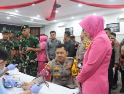 Sambut Hari Bhayangkara ke-78, Polres Sukabumi Kota Gencarkan Bakti Kesehatan