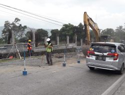 Jalan Nasional Sukabumi-Cianjur Dicor, Warga Diarahkan ke Jalur Alternatif