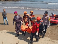 Hilang Dua Hari, Tim SAR Gabungan Temukan Warga yang Tenggelam di Pantai Kapitol Sukabumi