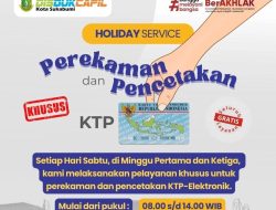 Disdukcapil Kota Sukabumi Gencarkan Holiday Service Perekaman KTP-El di Pekan Pertama dan Ketiga