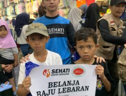 Yayasan Sehati Gandeng Baitusyakirin, Bahagiakan Ratusan Anak Yatim dengan Belanja Baju Lebaran