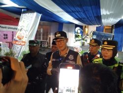 Malam Takbir, Forkopimda Kota Sukabumi Terjun Langsung Tertibkan Pasar Marema
