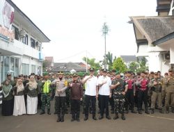 Gelar Apel Kesiapsiagaan, Petugas Gabungan Kota Sukabumi Dukung Pemberantasan Premanisme