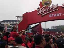 Meriahkan HUT Kota Sukabumi ke-111, Ribuan Warga Ikuti Gerak Semangat Kapal Api