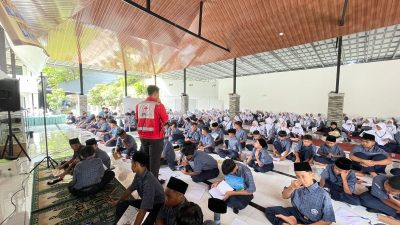 Menarik! MPLS Siswa di SMP IT Hayatan Thoyyibah Sukabumi Dikenalkan Mitigasi Bencana Sejak Dini