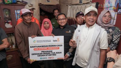 Gandeng Lazismu, Kemendukbangga Bedah Rumah Keluarga Berisiko Stunting di Bandung
