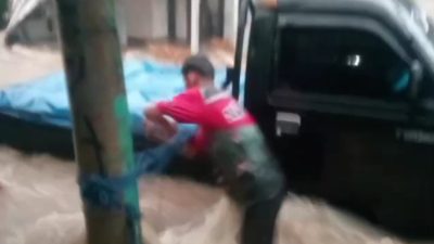 Innalillahi, Wilayah Cidolog Sukabumi Dilanda Banjir Setelah Diguyur Hujan Deras