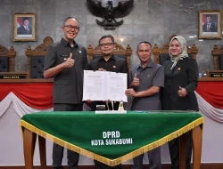 Di Rapat Paripurna, DPRD dan Pemkot Sukabumi Bahas Perubahan APBD 2025 Hingga Raperda Permukiman Kumuh
