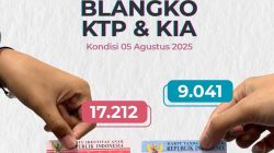 Alhamdulillah, Stok Blangko KTP dan KIA Awal Agustus 2025 di Disdukcapil Kota Sukabumi Aman