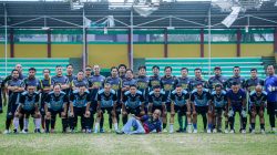 Tim Journalist Soccer Sukabumi Jalani Laga Persahabatan Bareng Apdesi Sukabumi