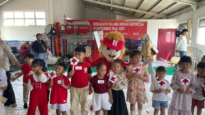 Relawan Tasumi Hibur dan Edukasi Anak-Anak dalam Program Petualang Cilik di Kota Sukabumi