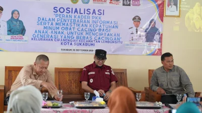 Kota Sukabumi Gaungkan Gerakan Generasi Bebas Cacingan