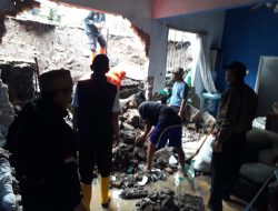 Longsor Landa Citamiang Kota Sukabumi, Dua Rumah Warga Terdampak