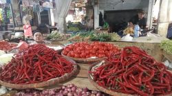 Harga Cabai Merah di Pasar Tradisional Sukabumi Naik