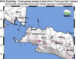 Malam Ini Sukabumi Beberapa Kali Diguncang Gempa, Ada yang Hingga M 2,9