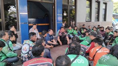 Silaturahmi Bareng Ojol, Dishub Kota Sukabumi Serap Aspirasi Pengemudi
