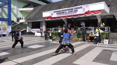 Digelar di Kota Sukabumi, Kejuaraan Tarkam Lombakan Egrang Hingga Permainan Tradisional Boles