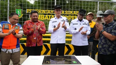Sempat Rusak Diterjang Bencana, Jembatan Kopeng di Sukabumi Akhirnya Terbangun Lagi