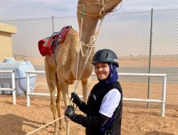 Top! Alumnus KPI Universitas Muhammadiyah Bandung Berprestasi di Camel Race