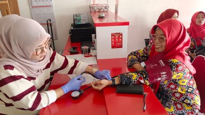 Dorong Kepedulian Sosial, DWP KCD Wilayah V Gelar Aksi Donor Darah