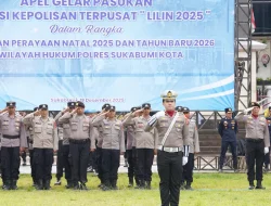 Polres Sukabumi Kota Fokuskan Pelayanan Pengamanan Natal dan Tahun Baru 2026