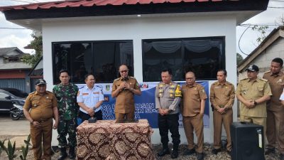 Antisipasi Rawan Kecelakaan, Wali Kota Sukabumi Resmikan Pos Jaga Perlintasan KA Amubawa Sasana