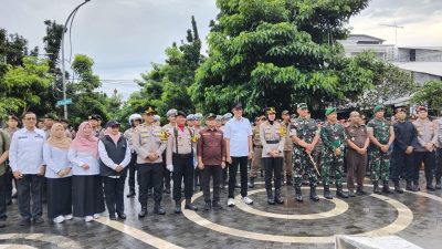 Malam Tahun Baru, Wali Kota Bareng Ketua DPRD Kota Sukabumi serta Forkopimda Apel Siaga dan Pantau Pusat Keramaian