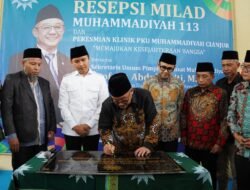 Komitmen Program Indonesia Siaga Lazismu, Klinik Pratama PKU Muhammadiyah Cianjur Diresmikan Pascagempa 2022